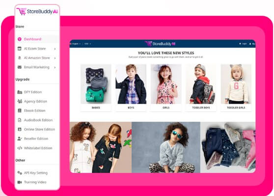 StoreBuddy AI : Build e-commerce store in 60s